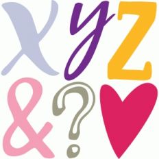 cute letter set