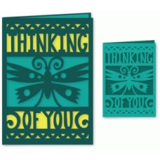 thinking of you butterfly card