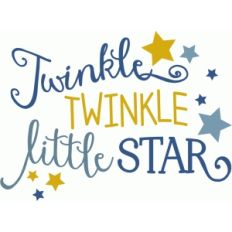 twinkle twinkle little star phrase