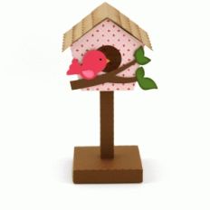 3d birdhouse with stand