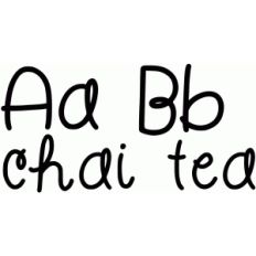chai tea font