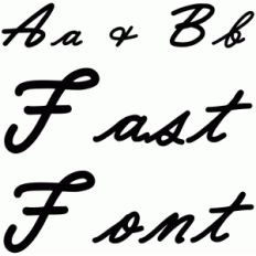 fast font