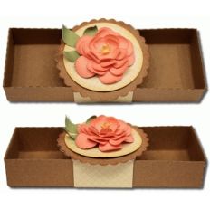 3d box with flower wrap