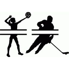 hockey and volleyball split titles
