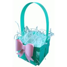 berry basket with bow
