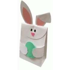 bunny fold over bag