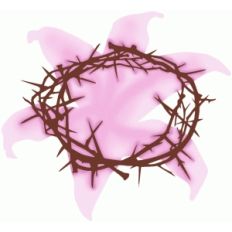 lily and crown of thorns