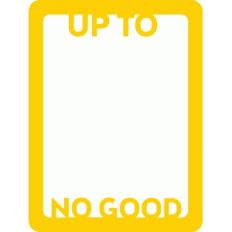 up to no good mini placemat