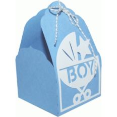 tag topper favor box - baby boy