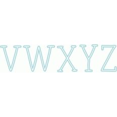 vwxyz monograms
