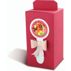 box with baby rattle