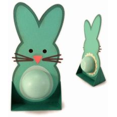 bunny tummy lip balm standing card