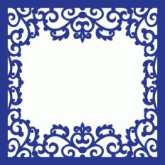 ornate scrollwork page frame