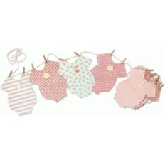 baby girl onesie garland