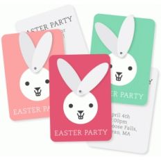 printable hinged bunny invite