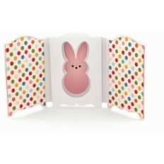 tri-fold shadow box card bunny