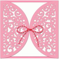 gatefold flourish butterfly card