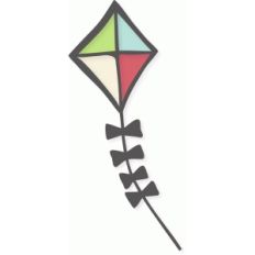 kite w/bows