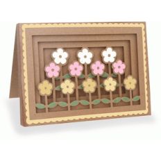 garden shadow box folded card