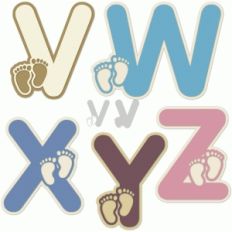 fun barefoot alphabet v-z