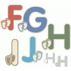 fun barefoot alphabet f-j