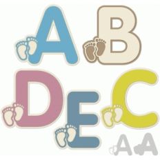 fun barefoot alphabet a-e