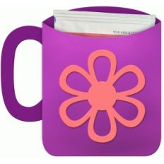 mug cocoa packet holder