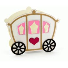 3d princess carriage favor box