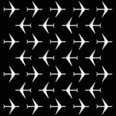 airplane stencil