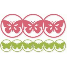 butterfly circles border