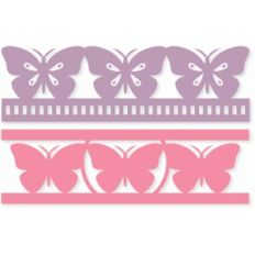 butterfly border strips