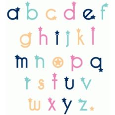 star lower case alphabet