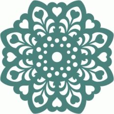 heart doily