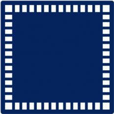 stripe border square mat / background