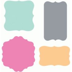 fancy labels set