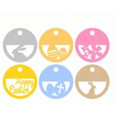 easter circle labels set