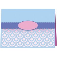 scalloped 7x5 card
