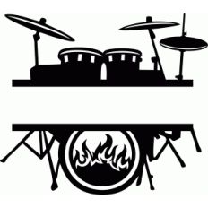 split drum set