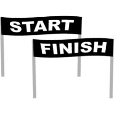 start and finish line