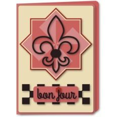 fleur de lis a7 card
