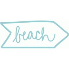 beach sign