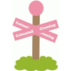 easter railroad crossing sign