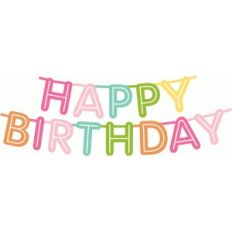 happy birthday banner