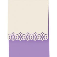 5x7 scalloped top fold card
