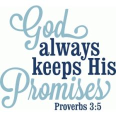 god always keeps his promises