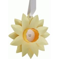daffodil flower photo ornament