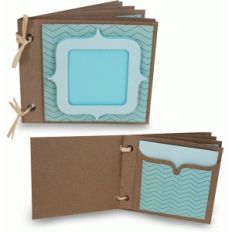 4 inch square photo pocket album