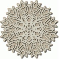 folk art tulip circle