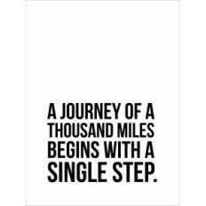 a journey 3x4 quote card