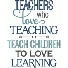 teachers who love teaching phrase